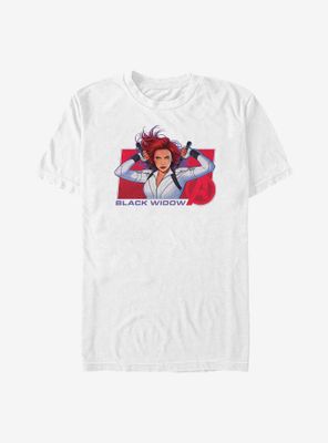 Marvel Black Widow Ready For Action T-Shirt