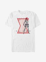 Marvel Black Widow Vector T-Shirt