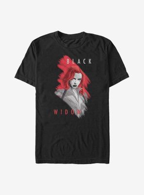 Marvel Black Widow Paint T-Shirt
