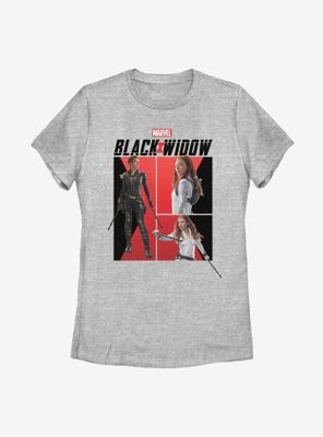 Marvel Black Widow Comic Womens T-Shirt