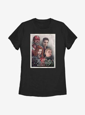 Marvel Black Widow Family Of Spies Womens T-Shirt