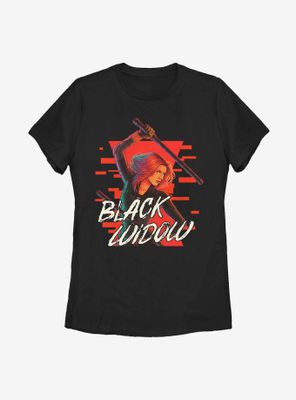 Marvel Black Widow Comic Graphic Womens T-Shirt