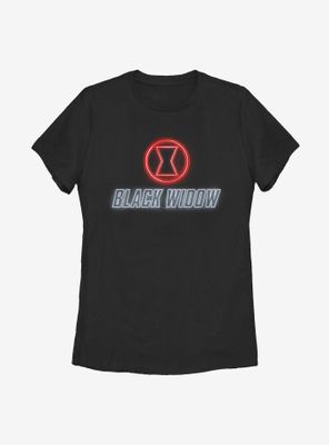 Marvel Black Widow Neon Icon Womens T-Shirt
