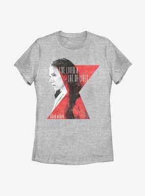 Marvel Black Widow Lives Of Womens T-Shirt