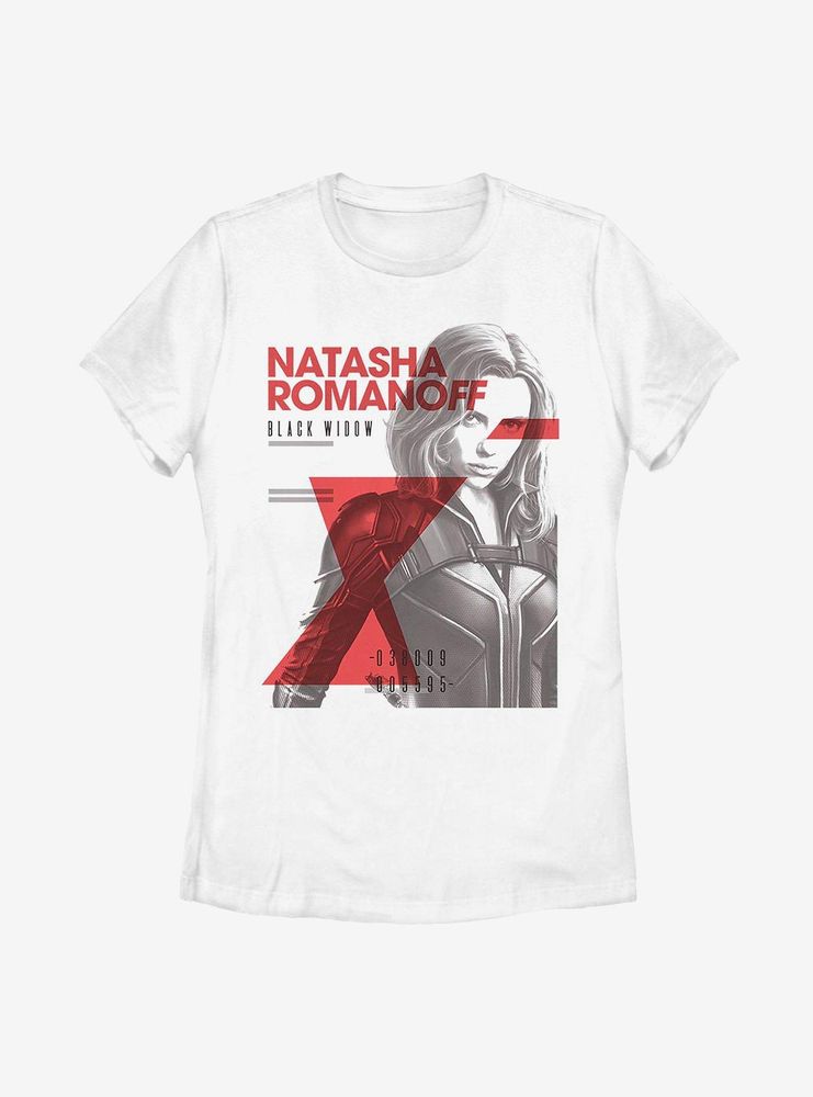 Marvel Black Widow Romanoff Cover Womens T-Shirt