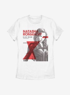 Marvel Black Widow Romanoff Cover Womens T-Shirt