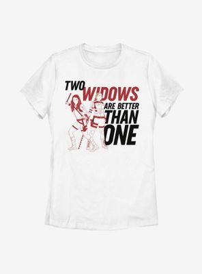 Marvel Black Widow Two Widows Womens T-Shirt