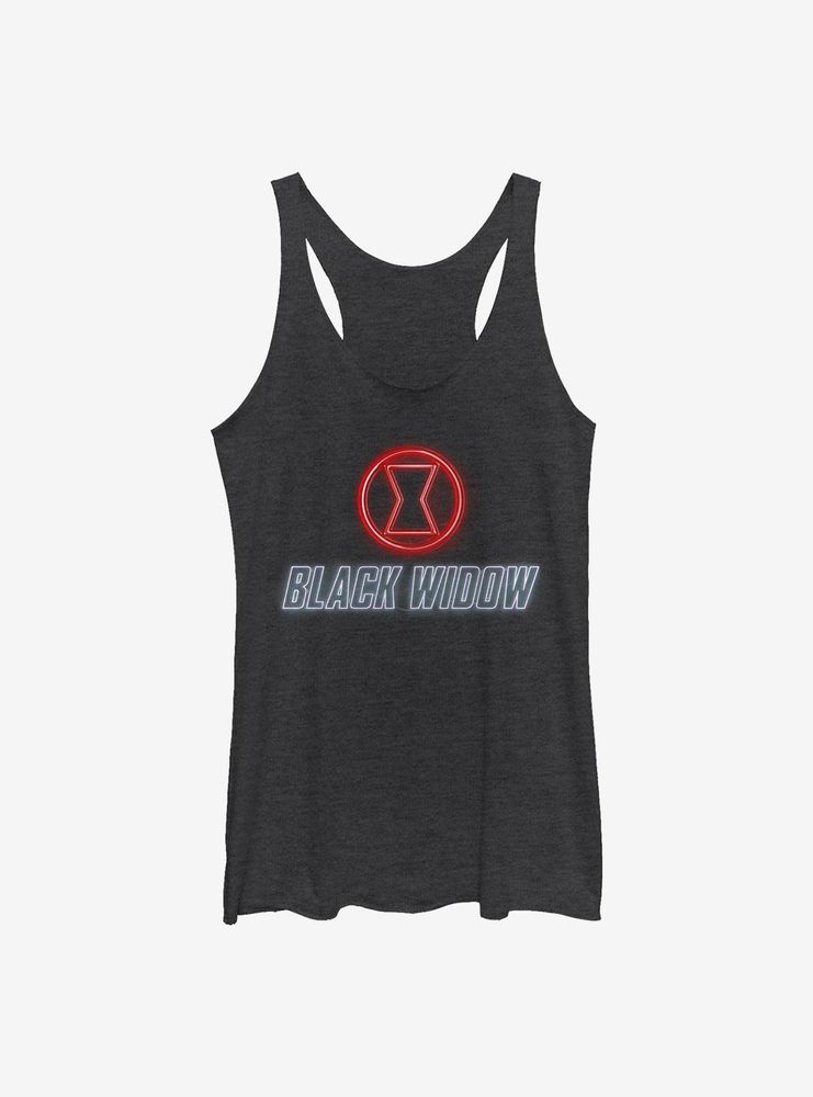 Marvel Black Widow Neon Icon Womens Tank Top