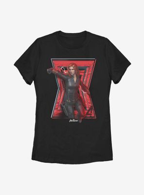 Marvel Black Widow Action Womens T-Shirt