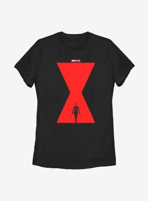 Marvel Black Widow Poster Womens T-Shirt