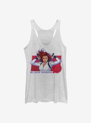 Marvel Black Widow Ready For Action Womens Tank Top