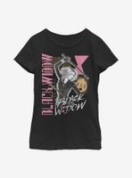 Marvel Black Widow Retro Youth Girls T-Shirt