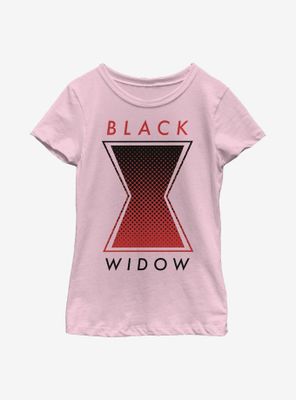 Marvel Black Widow Tonal Symbol Youth Girls T-Shirt