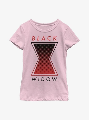 Marvel Black Widow Tonal Symbol Youth Girls T-Shirt