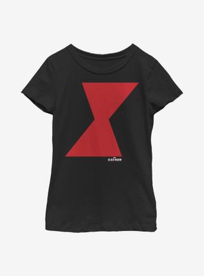 Marvel Black Widow Icon Youth Girls T-Shirt