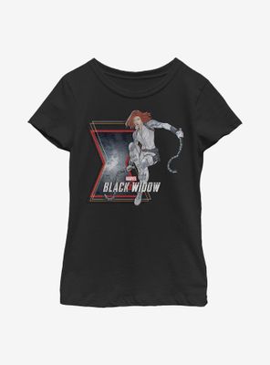Marvel Black Widow Comic Icon Youth Girls T-Shirt
