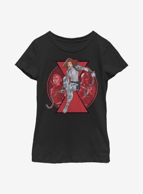Marvel Black Widow Team Youth Girls T-Shirt