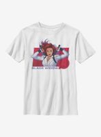 Marvel Black Widow Ready For Action Youth T-Shirt