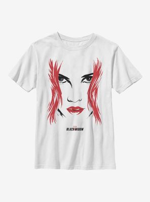 Marvel Black Widow Face Youth T-Shirt