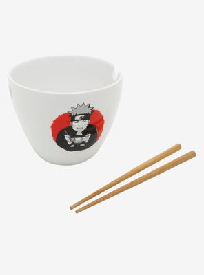 Naruto Shippuden Slurping Ramen Bowl with Chopsticks