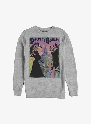 Disney Sleeping Beauty Poster Crew Sweatshirt