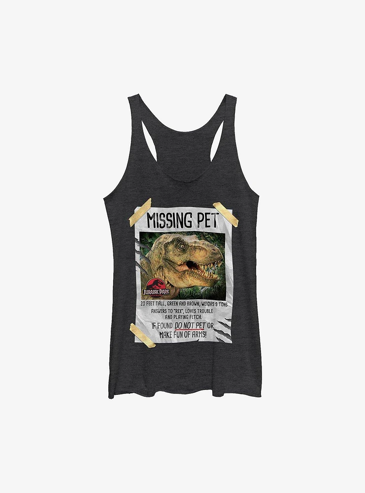 Jurassic Park Missing Pet Girls Tank