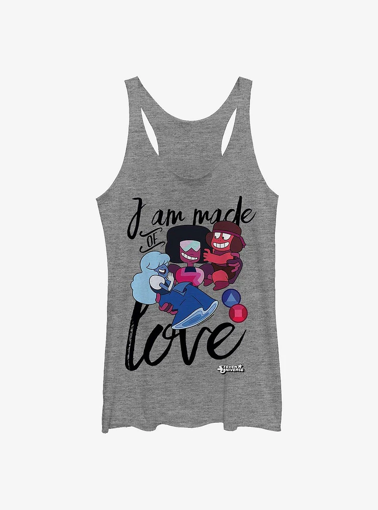 Steven Universe I Am Made Of Love Girls Tank