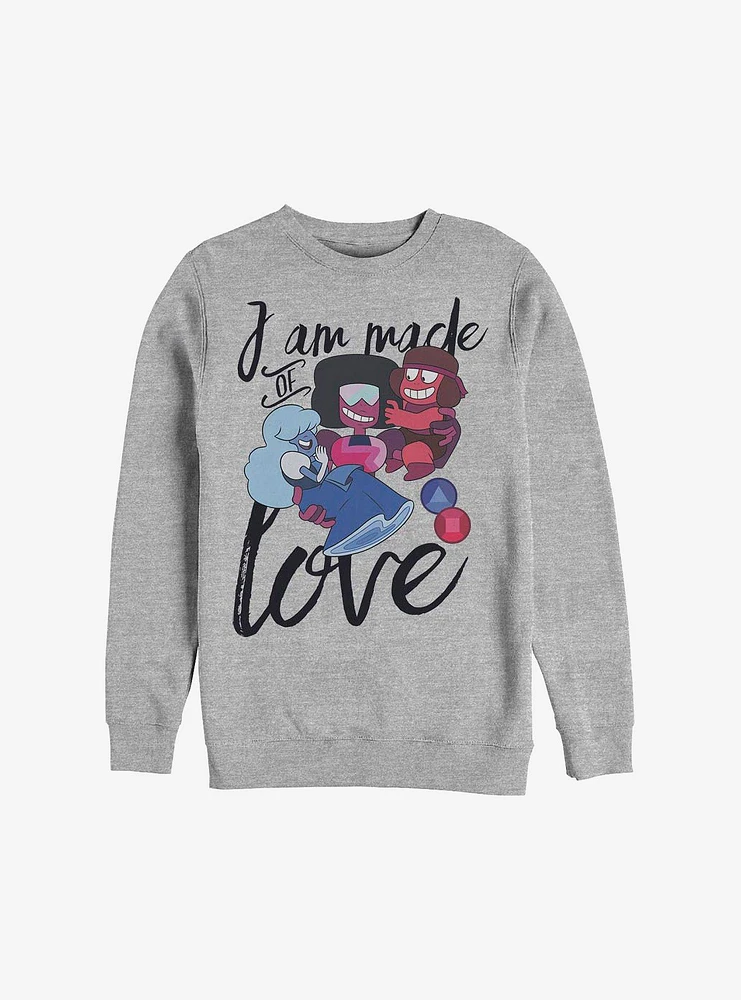 Steven Universe I Am Made Of Love Crew Sweatshirt