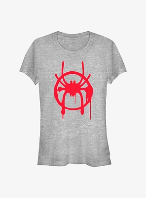 Marvel Spider-Man Miles Symbol Girls T-Shirt
