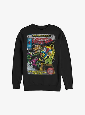 Marvel Spider-Man Comic Crew Sweatshirt