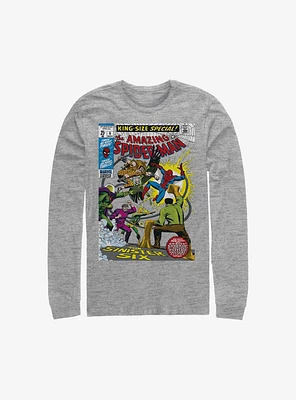 Marvel Spider-Man Comic Long-Sleeve T-Shirt