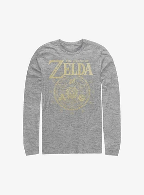 Nintendo The Legend Of Zelda Emblem Cir Long-Sleeve T-Shirt