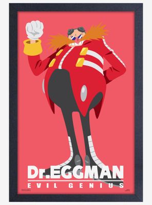 Sonic The Hedgehog Modern Character Eggman Poster