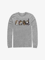 Star Wars: The Last Jedi Porgs As Characters Long-Sleeve T-Shirt
