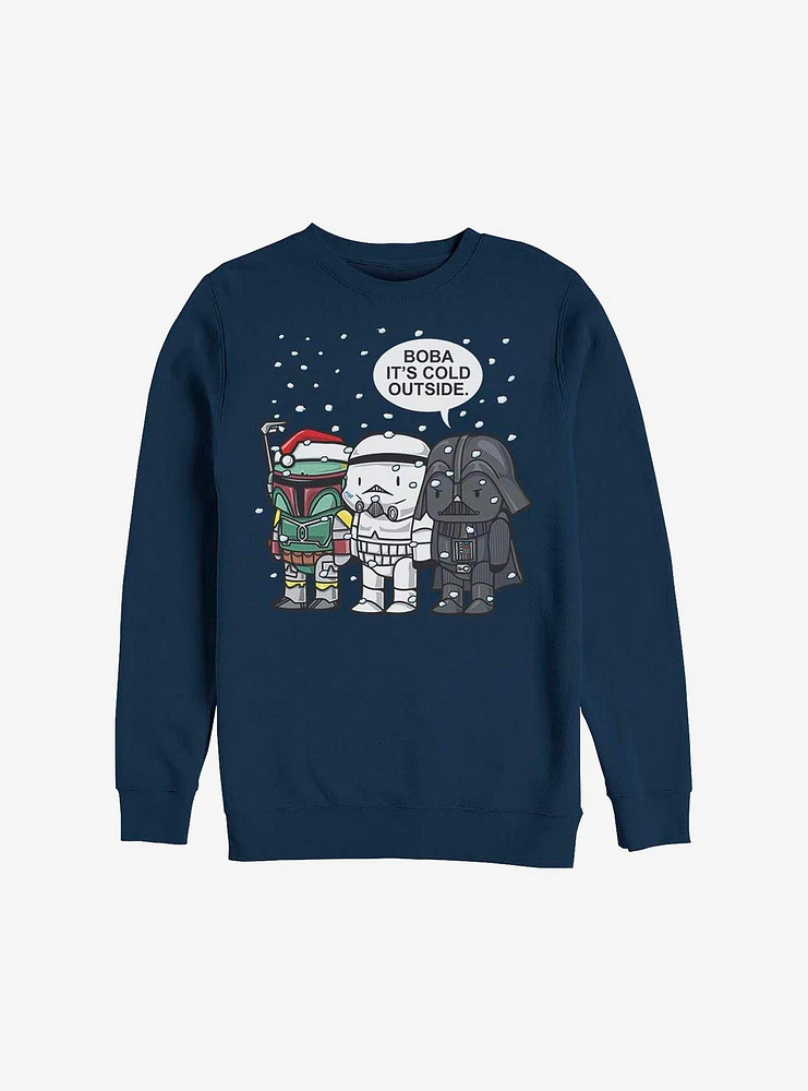 Star Wars Boba It's Cold Crew Sweatshirt