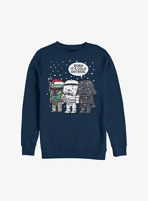 Star Wars Boba It's Cold Crew Sweatshirt