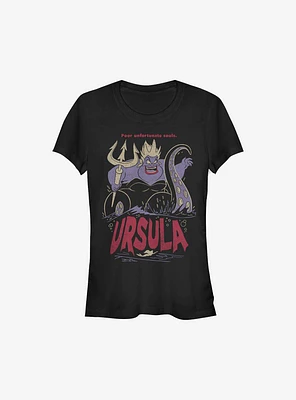 Disney The Little Mermaid Ursula Sea Witch Girls T-Shirt