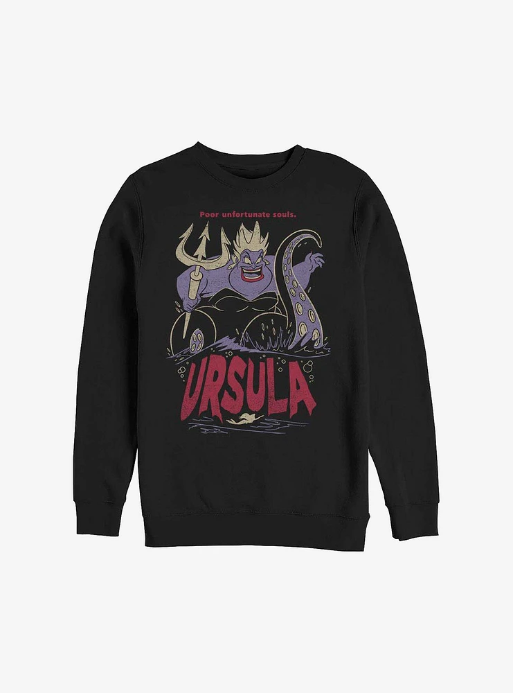 Disney The Little Mermaid Ursula Sea Witch Crew Sweatshirt