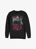 Disney The Little Mermaid Ursula Sea Witch Crew Sweatshirt