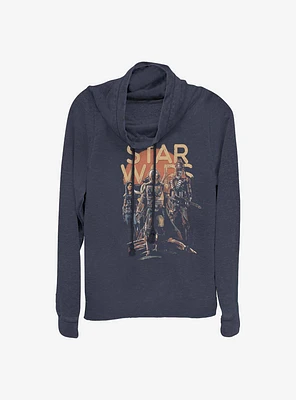 Star Wars The Mandalorian A Few Credits More Cowlneck Long-Sleeve Girls Top