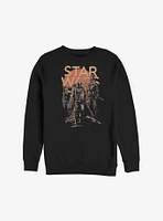 Star Wars The Mandalorian A Few Credits More Crew Sweatshirt