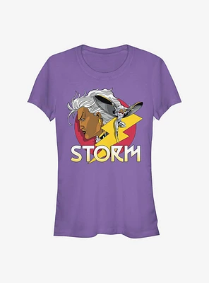 Marvel X-Men Storm Japanese Text Girls T-Shirt