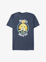 Nintendo Animal Crossing Isabelle Hello Mayor And Quit T-Shirt