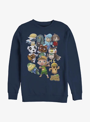 Nintendo Animal Crossing Welcome Crew Sweatshirt
