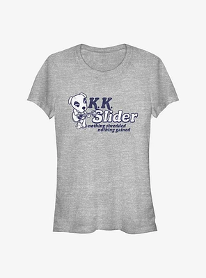Animal Crossing K.K. Slider Nothing Shredded Gained Girls T-Shirt