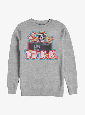 Nintendo Animal Crossing DJ K.K. Japanese Pop Crew Sweatshirt