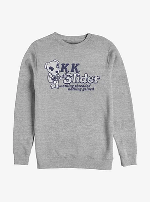 Animal Crossing K.K. Slider Nothing Shredded Gained Crew Sweatshirt