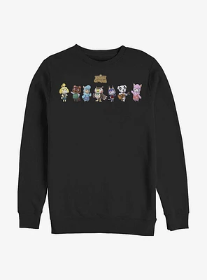 Nintendo Animal Crossing Main Players Crew Sweatshirt