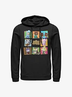 Nintendo Animal Crossing 8 Character Paste Up Hoodie