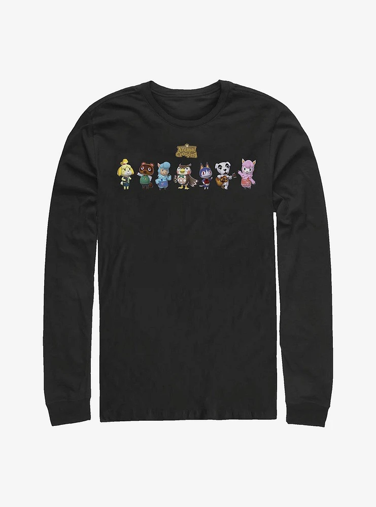 Nintendo Animal Crossing Main Players Long-Sleeve T-Shirt